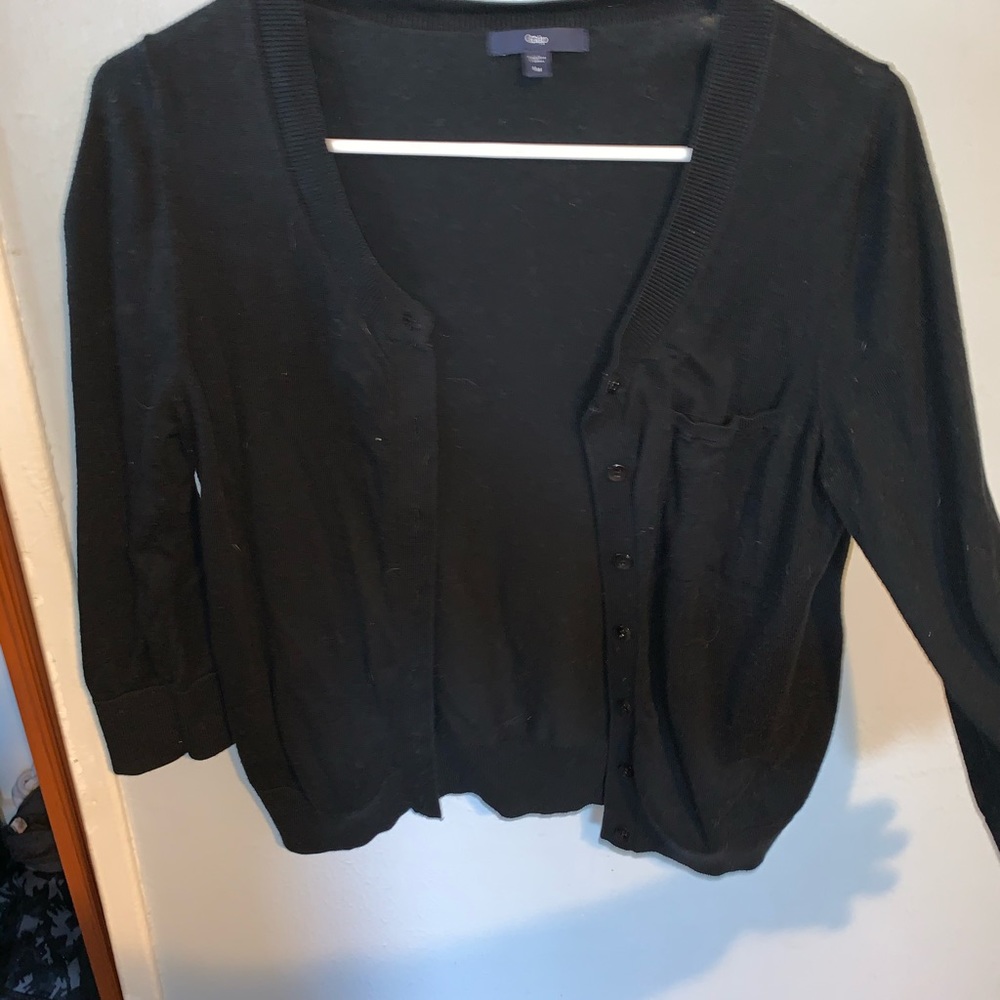 GAP Black Cardigan (medium)